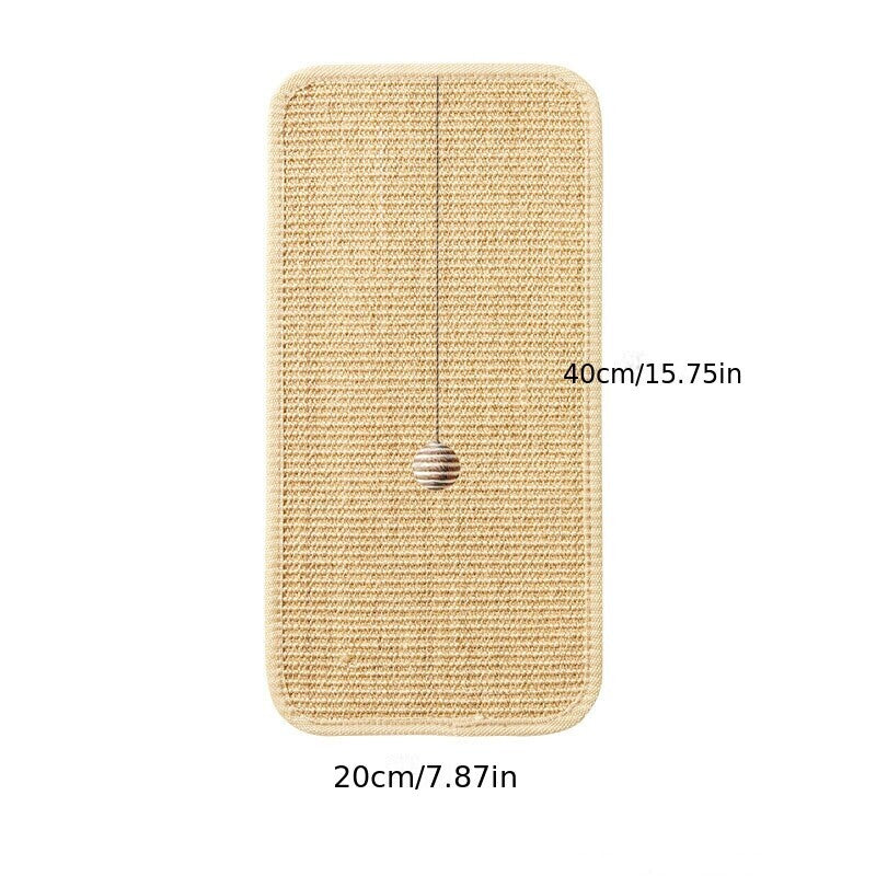 Griffoir pour chat avec balle suspendue et antidérapant