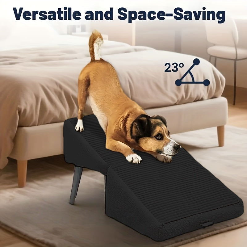 Rampe et tabouret, 2 en 1 pour chien, chat adapté pour monté facilement vers le canapé, lit