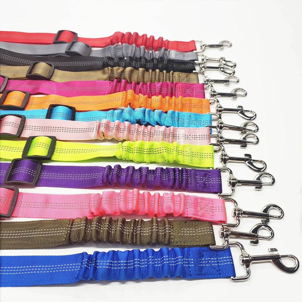Harnais de Sécurité Voiture pour Chien Réglable – Ceinture Réfléchissante en Nylon, Accessoires Voyage pour Chiens