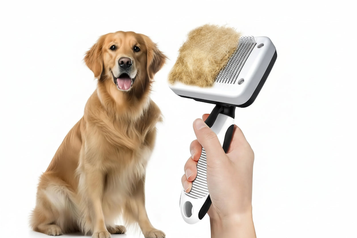 Kit 3 brosses de toilettage professionnelles pour animaux de compagnie, pour brossage, Massage, bain, outil de démêlage, chiens et chats