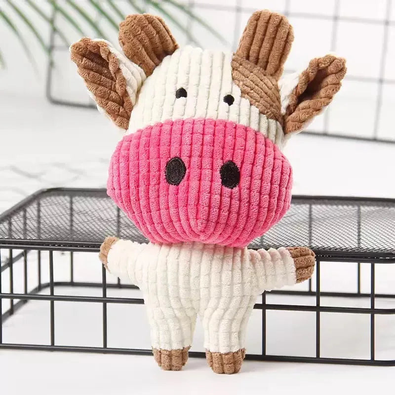 Jouet en peluche pour chiens, résistant aux morsures et sonore