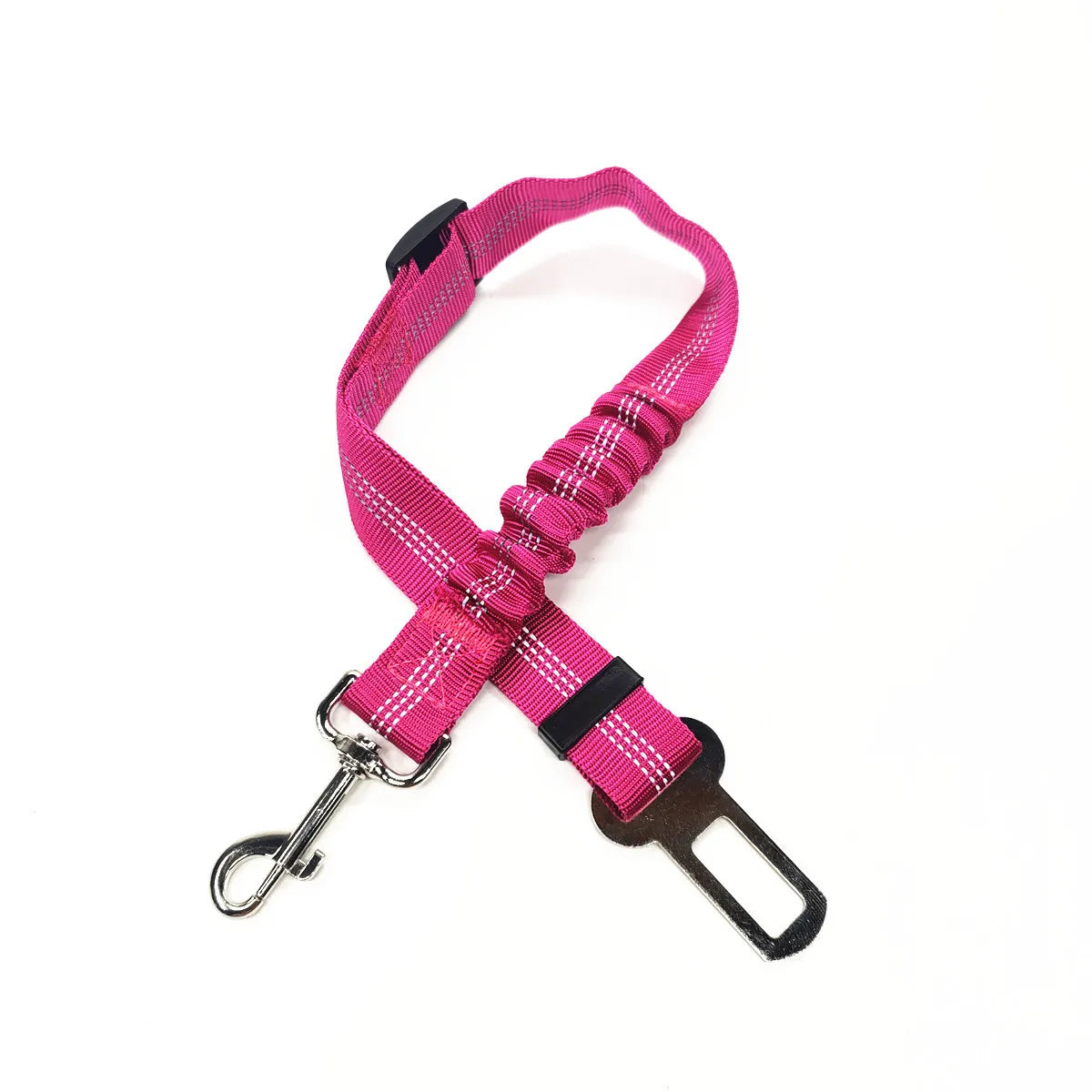 Harnais de Sécurité Voiture pour Chien Réglable – Ceinture Réfléchissante en Nylon, Accessoires Voyage pour Chiens