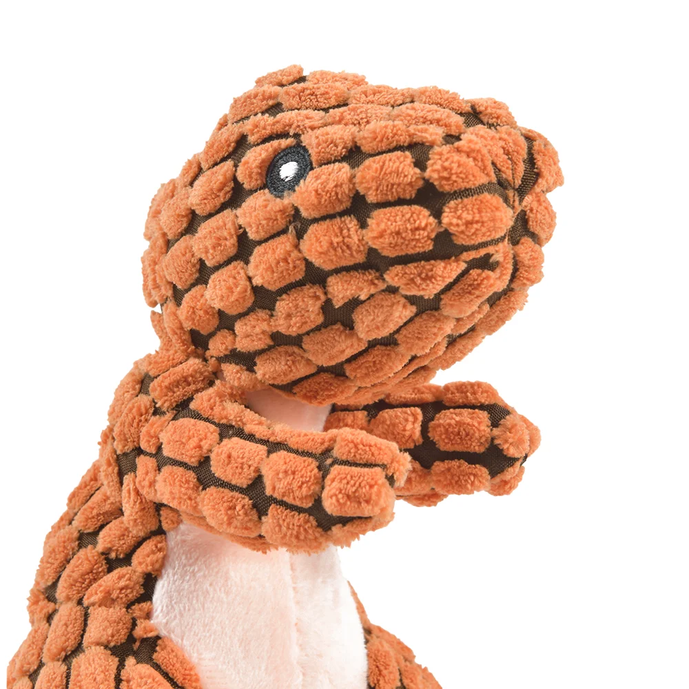 Jouets de dinosaure peluche pour chiens et chats, jouets interactifs à mâcher