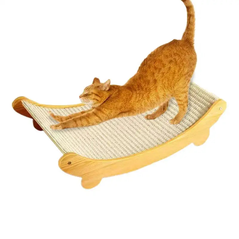 Tapis à Gratter en Sisal pour Chat – Lit Griffoir Réutilisable pour Chats Petits, Moyens et Grands