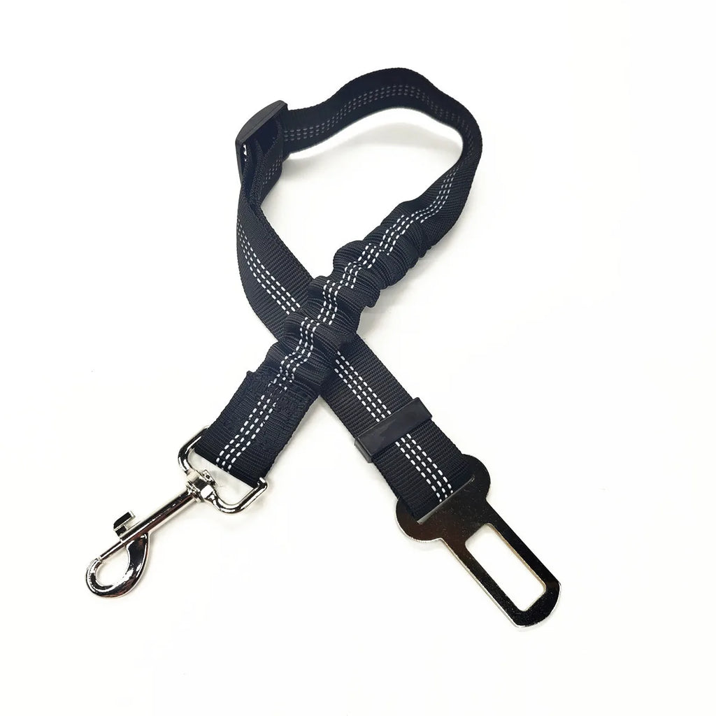 Harnais de Sécurité Voiture pour Chien Réglable – Ceinture Réfléchissante en Nylon, Accessoires Voyage pour Chiens